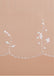 Graceful  Tulle Short Wedding Veil With Beadings & Sequins, WV0115