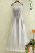 Scoop  A-line Lace Appliques Formal Elegant Bridesmaid Dresses, wedding guest dress, PD0343