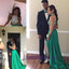 Gorgeous beading High Neck Sparkly Red Blue Green Sparkly Shining Prom Dresses, PD0625