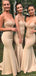 Sexy Strapless Sweetheart Nude Mermaid Long Bridesmaid Dress, BD3119